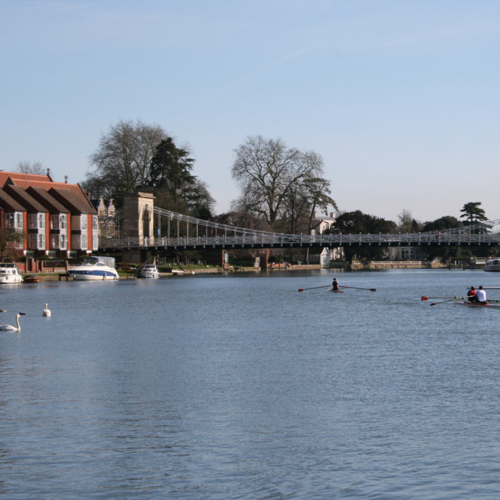 High-resolution image of Marlow town centre representing the local area served by Eiffel Electrics for residential, commercial, and renewable electrical installations.